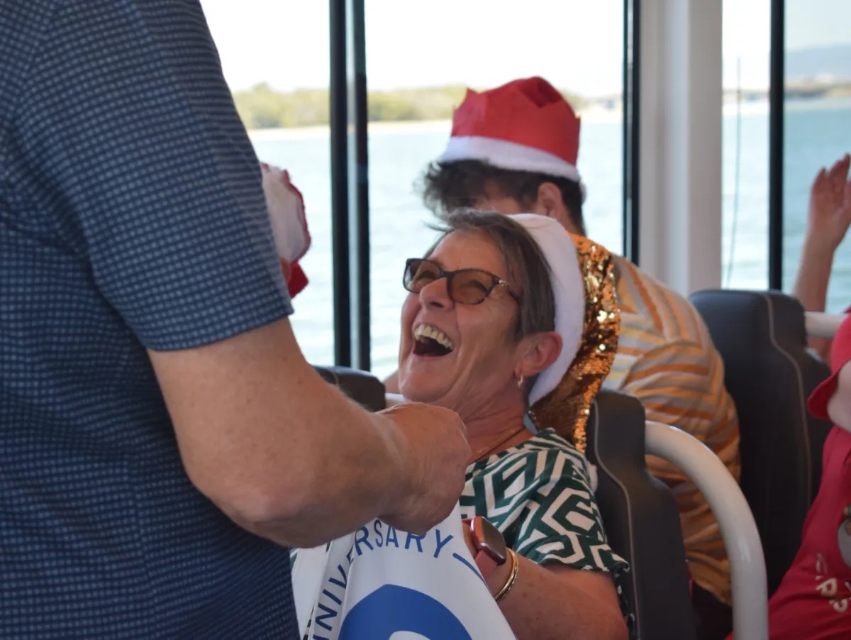 Christmas work party aboard Port River Cruises