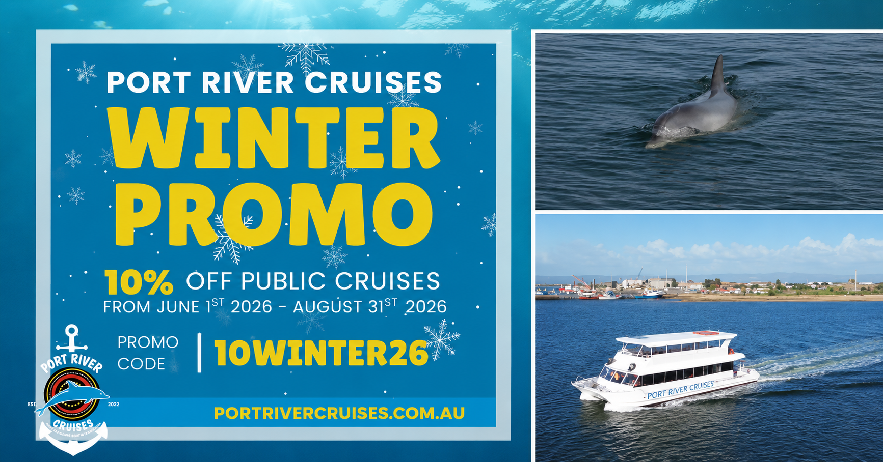 Port River Cruises Winter Promo